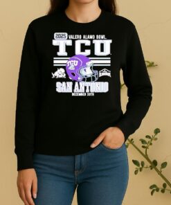 Official Texas Christian Horned Frogs Football 2025 Alamo Bowl Bound Sweater