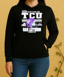 Official Texas Christian Horned Frogs Football 2025 Alamo Bowl Bound Unisex Hoodie
