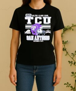 Official Texas Christian Horned Frogs Football 2025 Alamo Bowl Bound Women Shirt