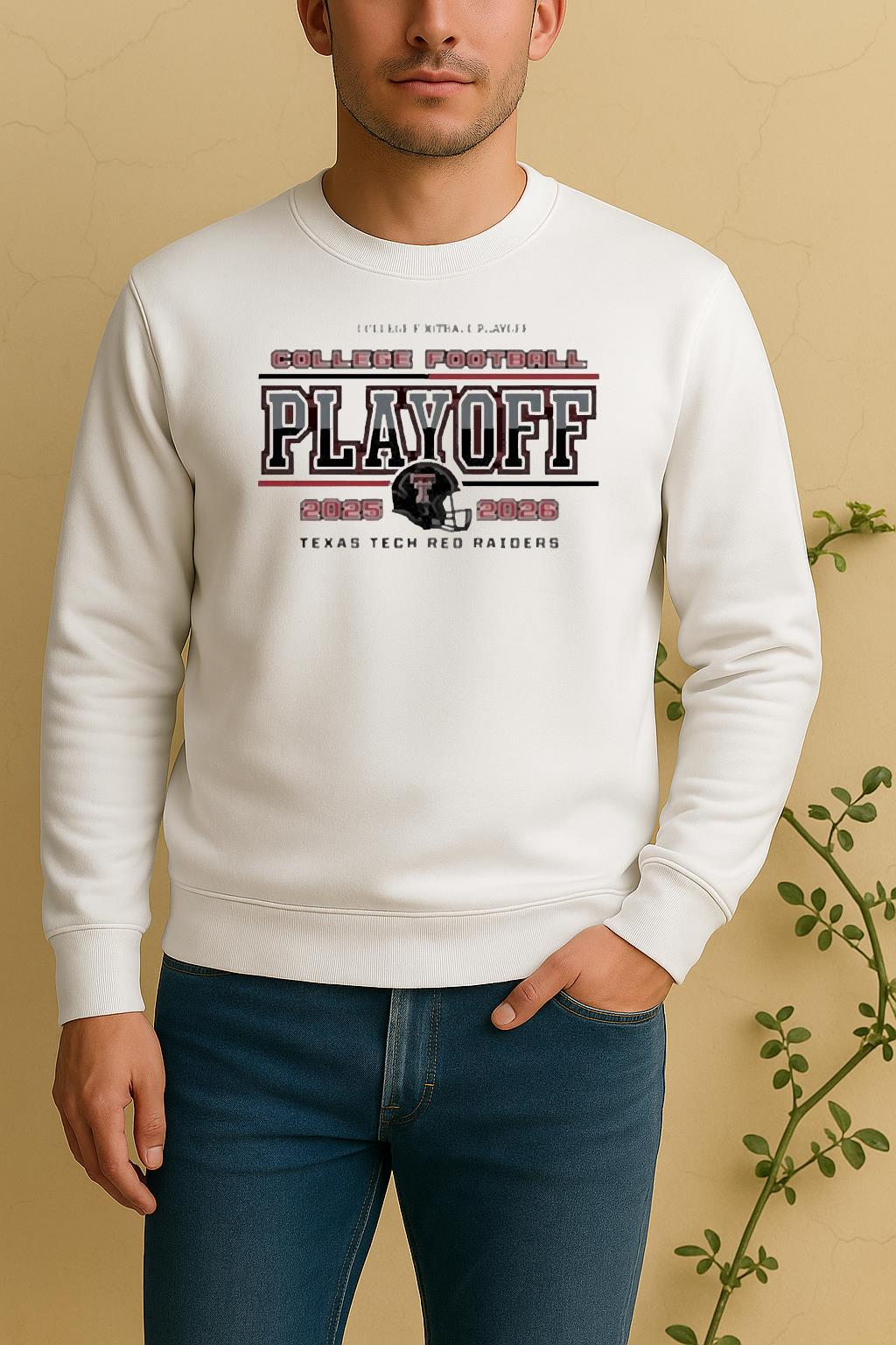 Official Texas Tech Red Raiders 2025 2026 Cfp Speed HelmesSweater