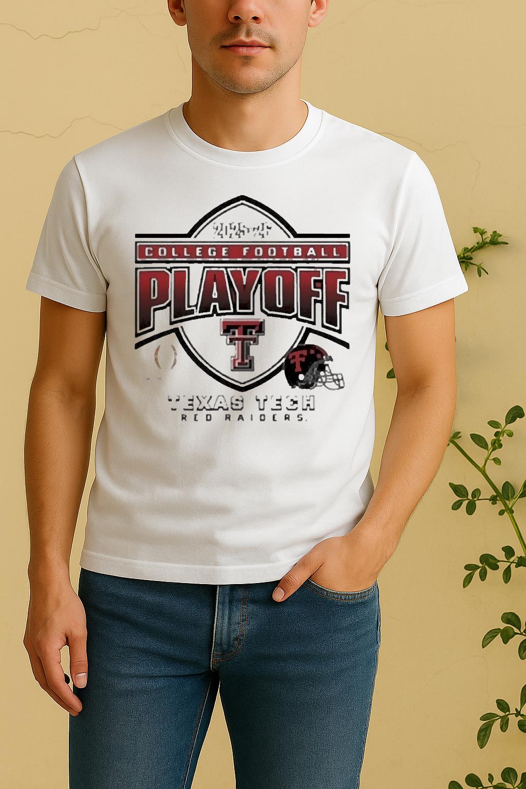 Official Texas Tech Red Raiders 2025 2026 Cfp Stadium Walk Shirt