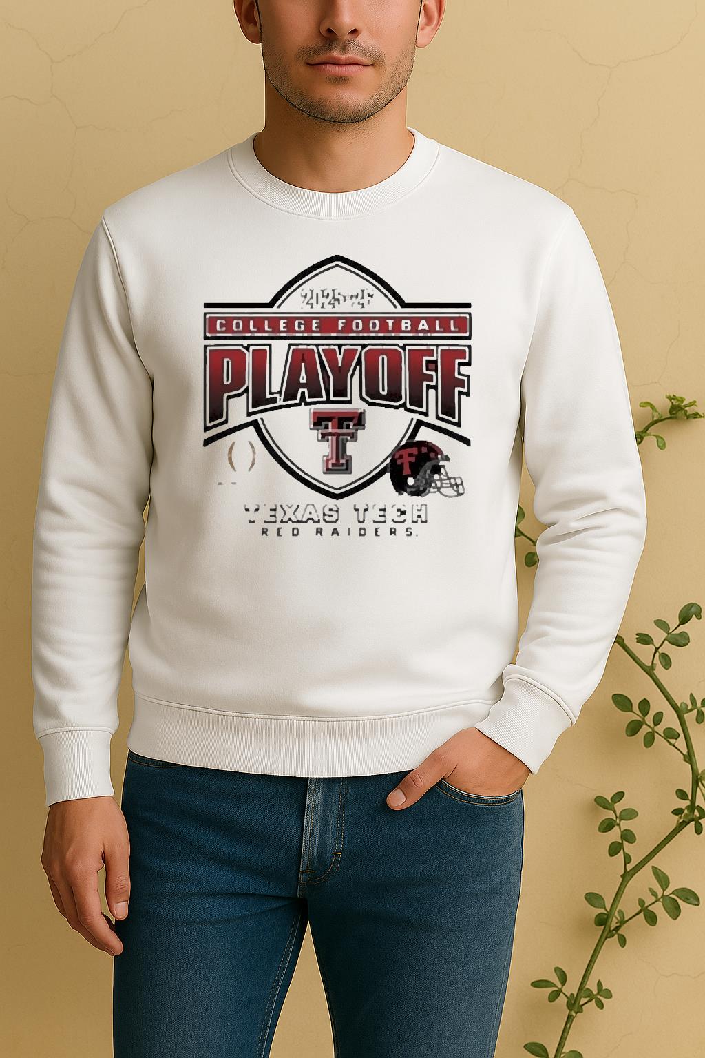 Official Texas Tech Red Raiders 2025 2026 Cfp Stadium Walk Sweater