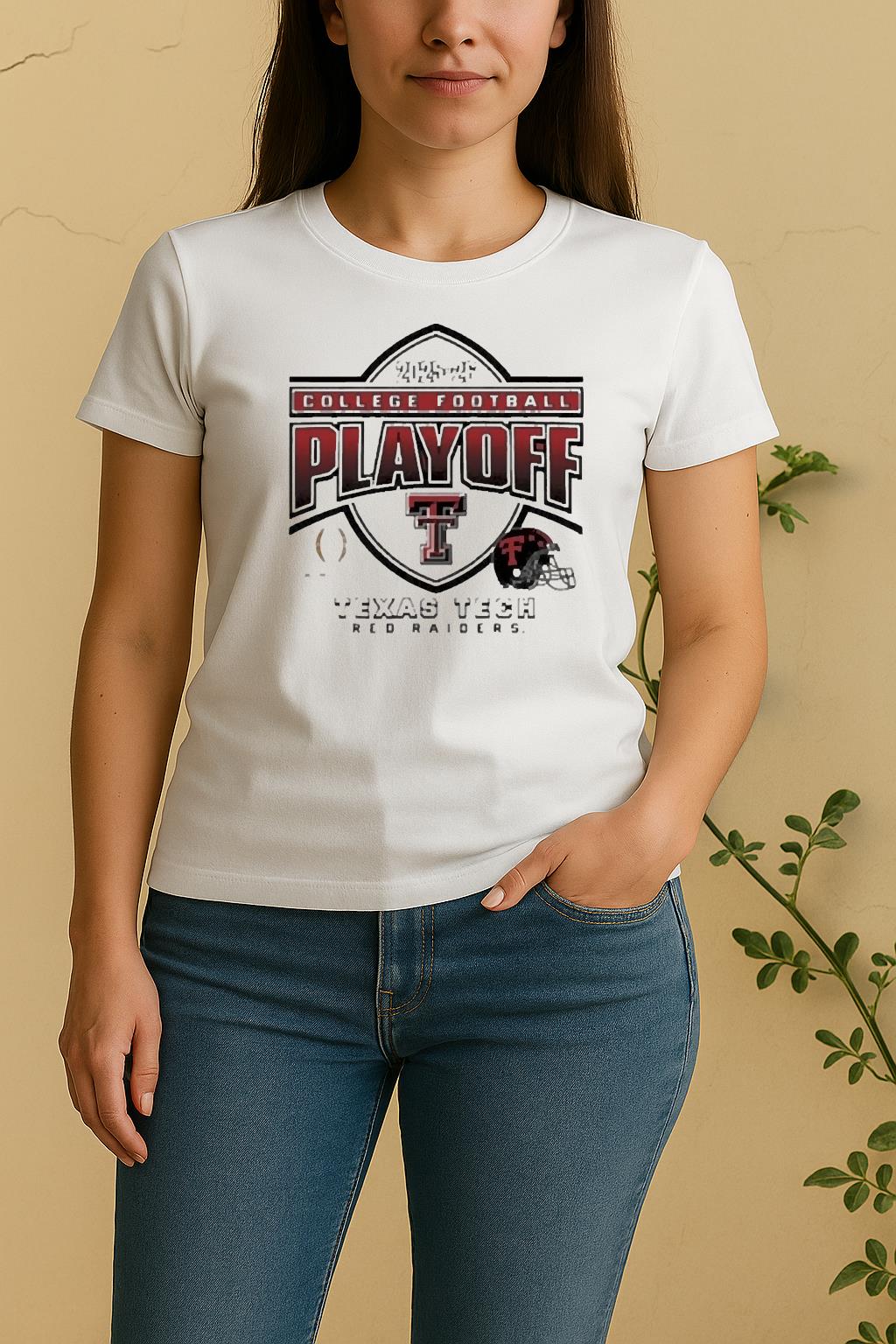 Official Texas Tech Red Raiders 2025 2026 Cfp Stadium Walk Women Shirt