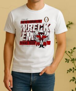 Official Texas Tech Red Raiders 2025 2026 Cfp Were Coming To Wreckem Shatter Shirt