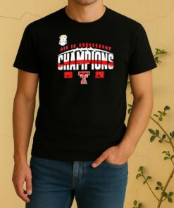 Official Texas Tech Red Raiders 2025 Big 12 Football Champions Endzone Speed Shirt