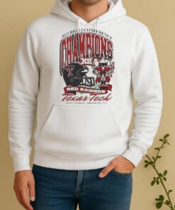 Official Texas Tech Red Raiders 2025 Big 12 Football Champions MascosUnisex Hoodie