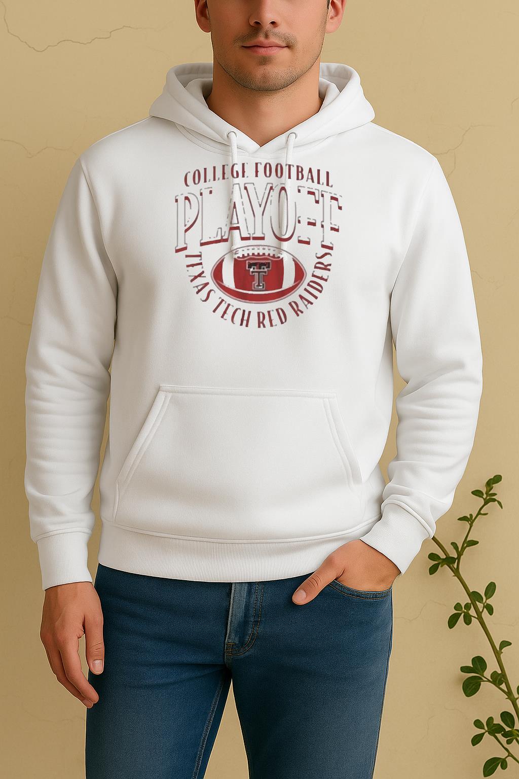 Official Texas Tech Red Raiders 2025 Cfb Playoff Curve Unisex Hoodie