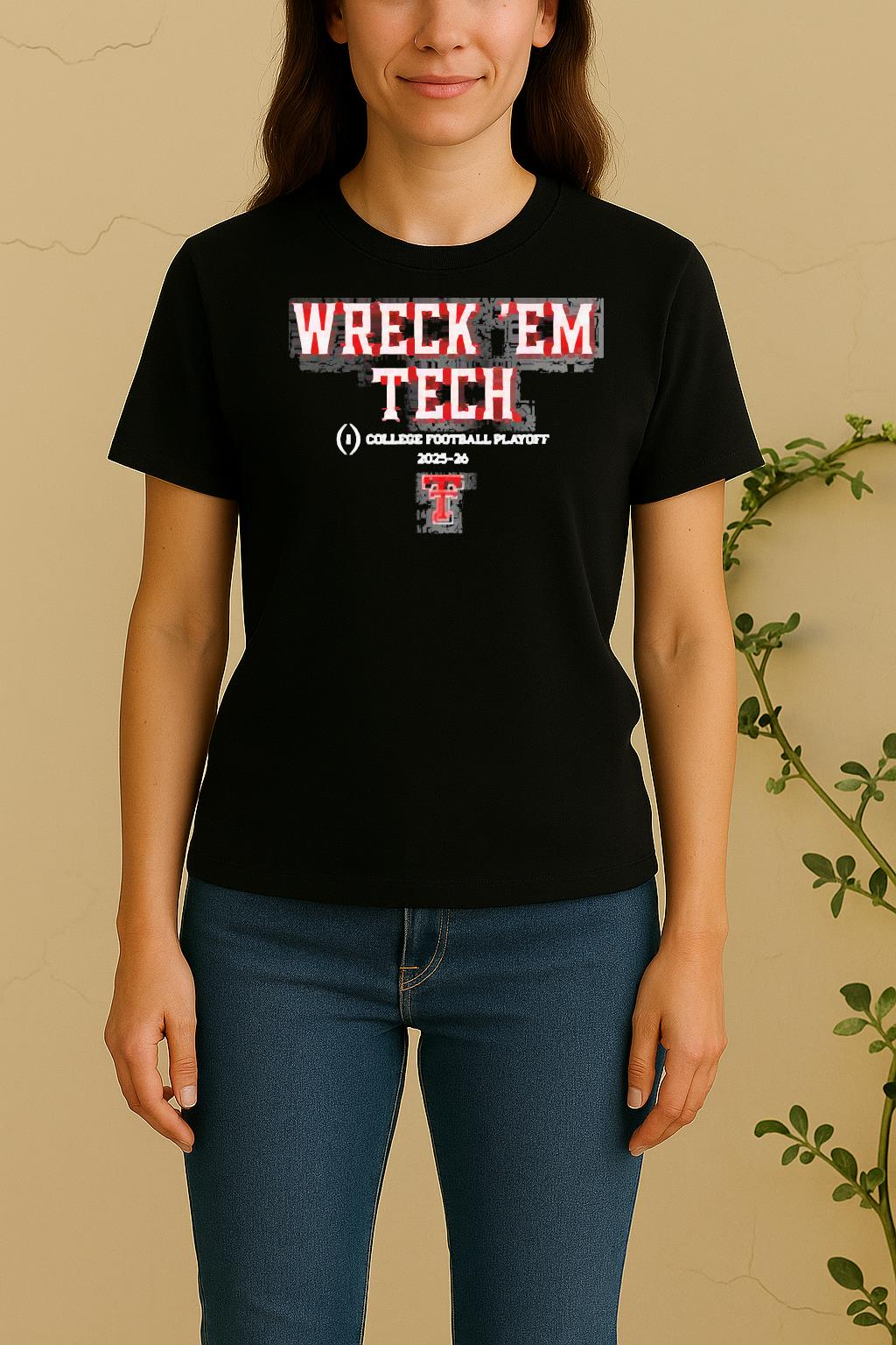 Official Texas Tech Red Raiders 2025 Cfb Playoff Women Shirt