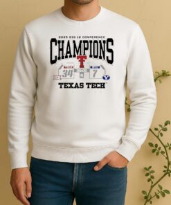 Official Texas Tech Red Raiders Vs Byu Cougars 2025 Big 12 Conference Champions Sweater