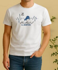 Official The Heartbeat Of Lions Detroit Lions Shirt