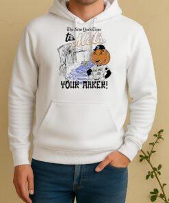 Official The New York Time To Mets Your Maker Unisex Hoodie