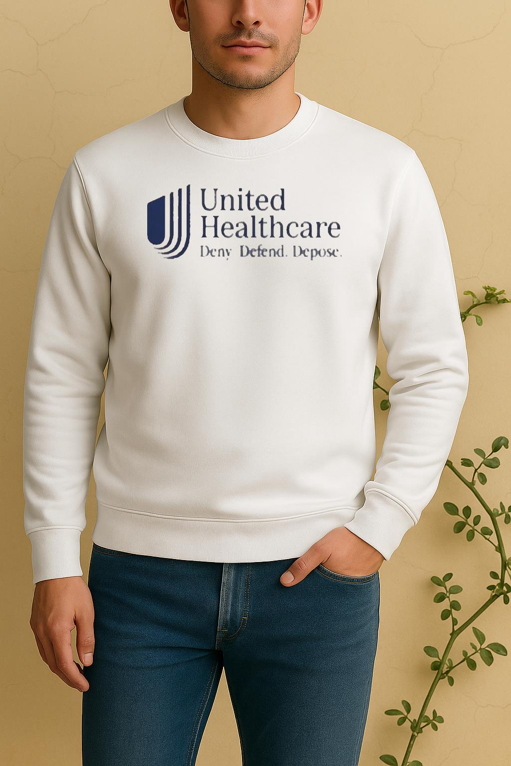 Official United Healthcare Deny Defend Sweater