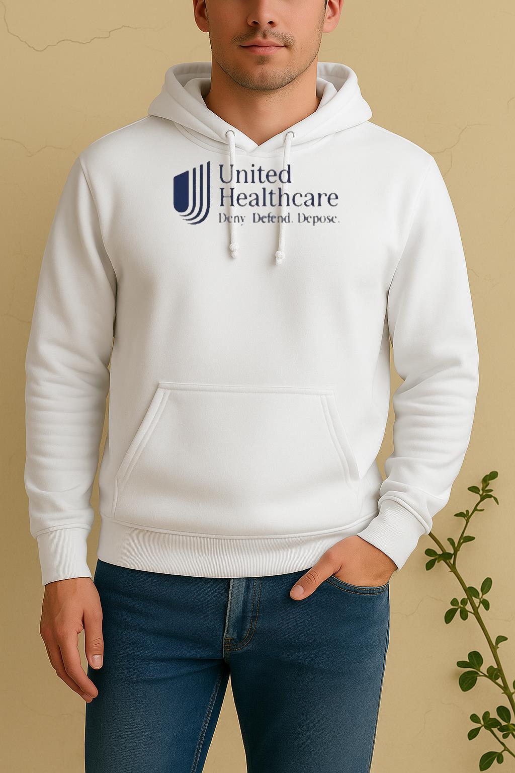 Official United Healthcare Deny Defend Unisex Hoodie