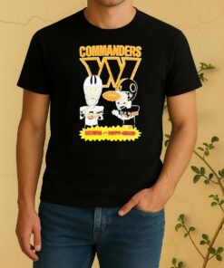 Official Washington Commanders Beavis And Butt Head 2025 Shirt