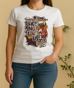 Official Washington Commanders They Not Like Us Super Bowl 2025 Women Shirt