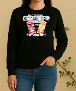 Official Western Michigan Broncos Vs Miami Redhawks 2025 Mac Football Champions Card Sweater