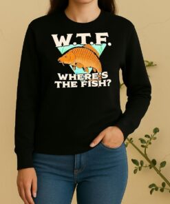 Official Wtf Wheres The Fish Fishing Sweater