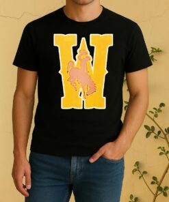 Official Wyoming Cowboys Wrestling Champion Brown Icon Logo Shirt