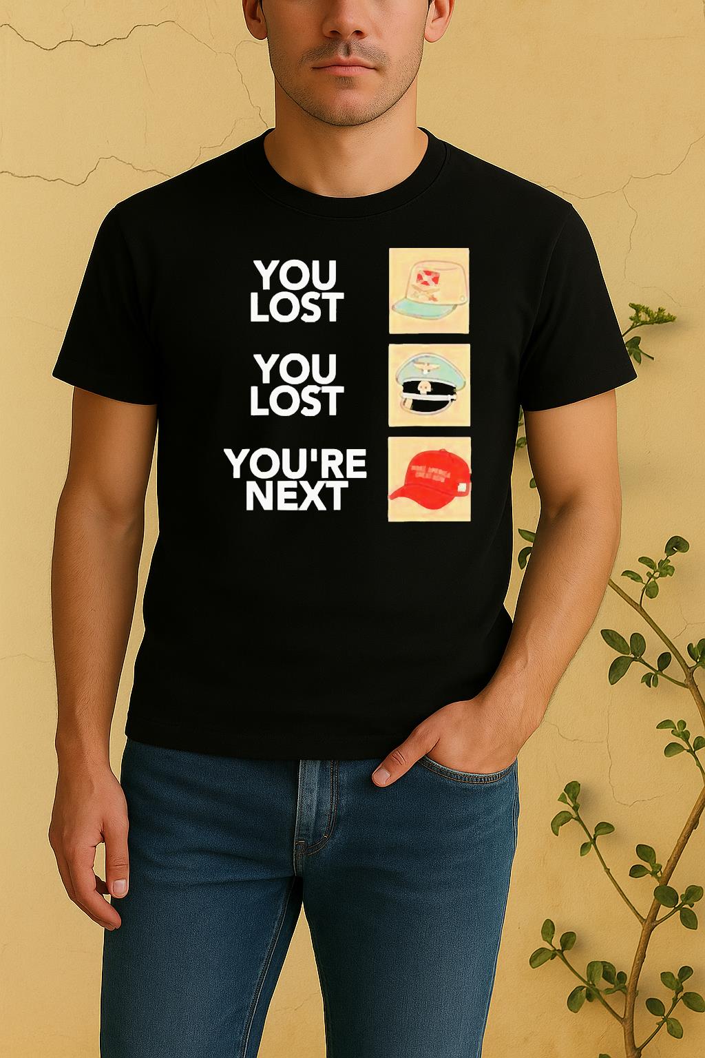 Official You Lost You Lost Youre Nexshirt by Bino Shirt – Custom Graphic T-Shirt