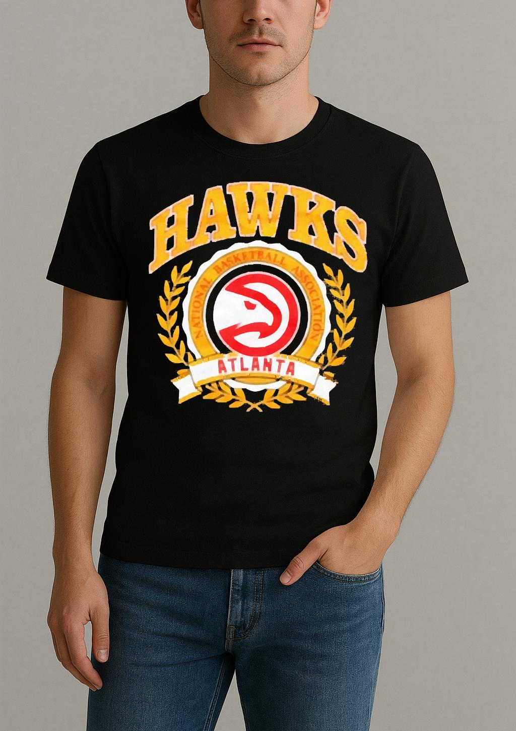 Officials Atlanta Hawks National Basketball Association Crest Shirt
