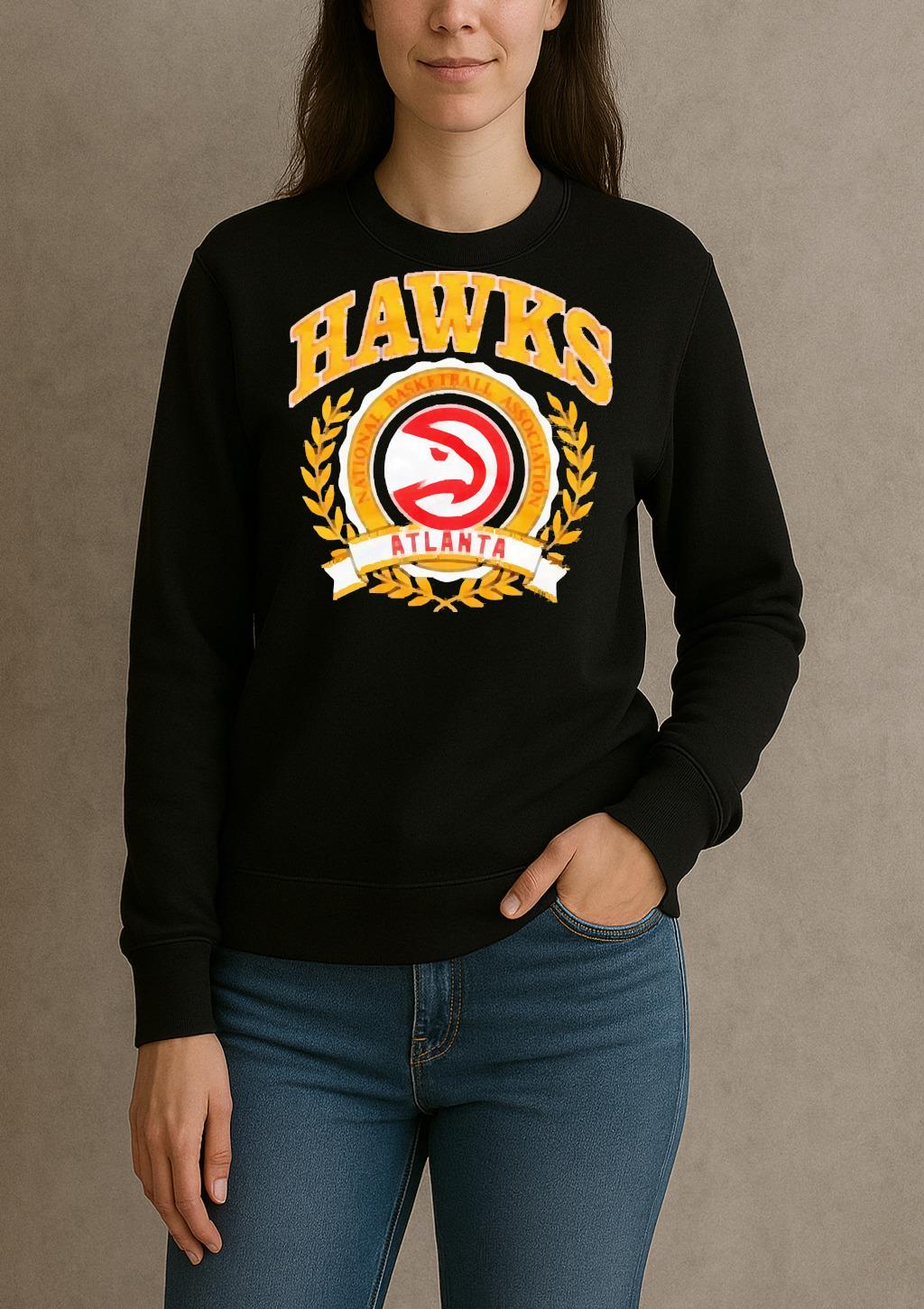 Officials Atlanta Hawks National Basketball Association Crest sweater