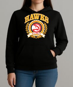 Officials Atlanta Hawks National Basketball Association Crest Unisexhoodie