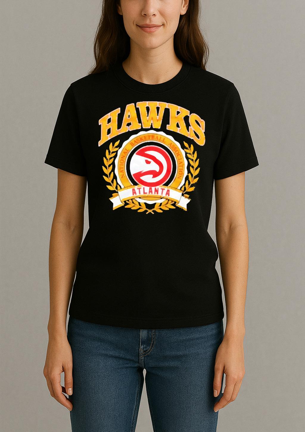 Officials Atlanta Hawks National Basketball Association Crest Womentee