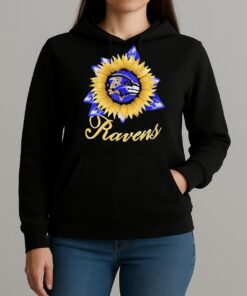 Officials Baltimore Ravens Football X Sunflower Graphic Unisexhoodie