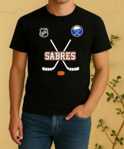 Officials Buffalo Sabres X Motorcyles Harley Davidson Skeleton Double Sided Graphic Shirt