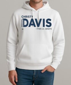 Officials Christy Davis For Us Senate Logo Premium Unisexhoodie