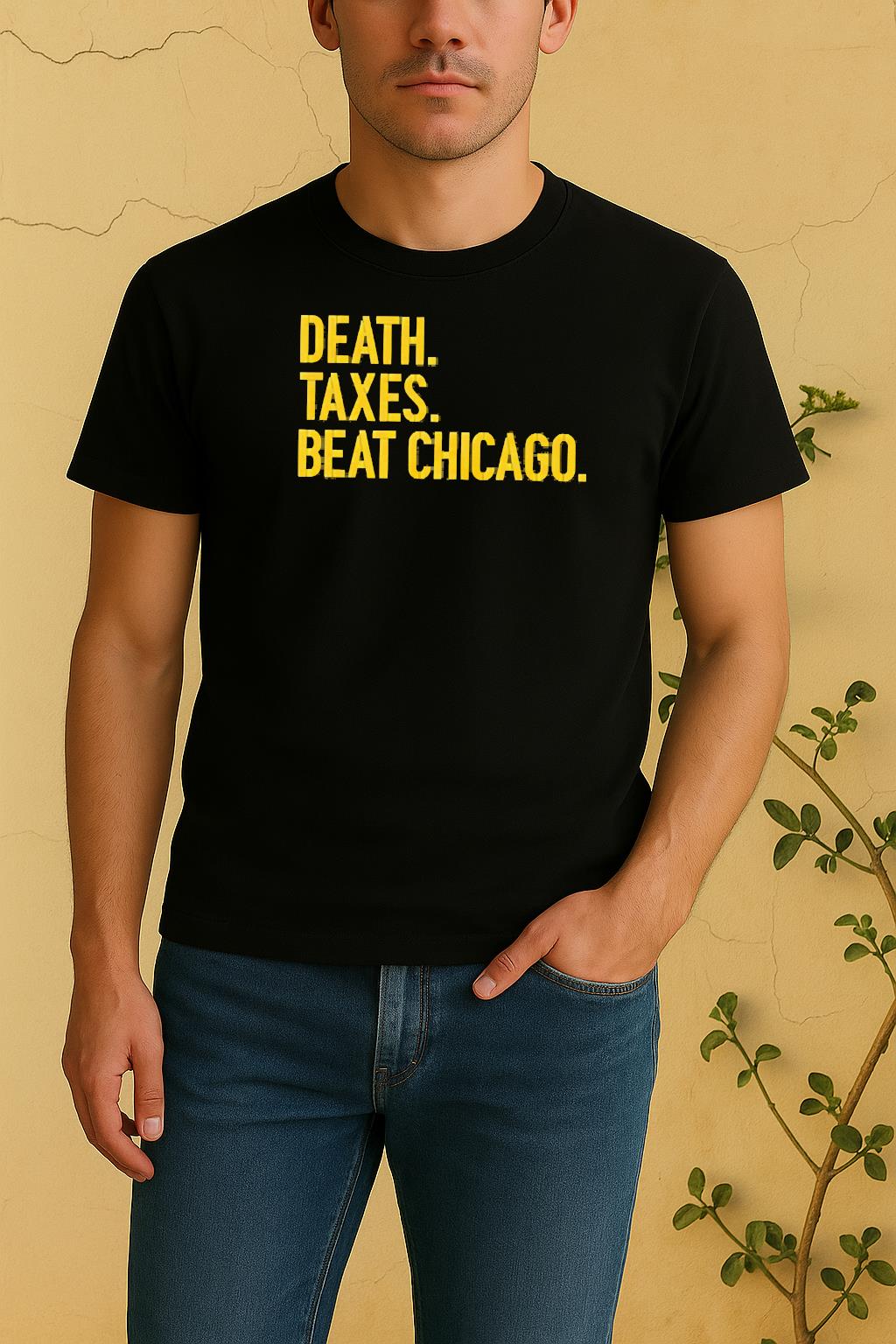 Officials Death Taxes Beat Chicago Shirt