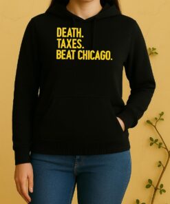 Officials Death Taxes Beat Chicago Unisex Hoodie