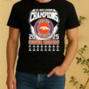 Officials Denver Broncos 2025 Afc West Division Champions Vintage Shirt