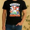 Officials Denver Broncos Mascot 2025 Afc West Division Champions Shirt