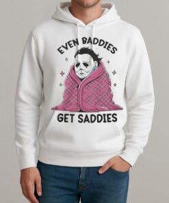 Officials Even Baddies Get Saddies Premium Unisexhoodie
