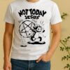 Officials Felix Devil Not Today Jesus Satan Graphic Shirt