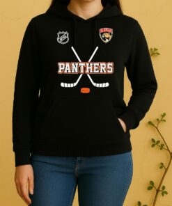 Officials Florida Panthers X Motorcyles Harley Davidson Skeleton Double Sided Graphic Unisex Hoodie