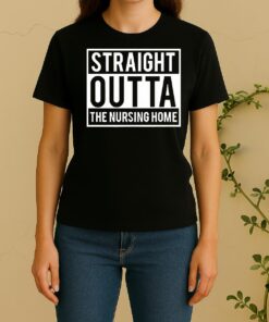 Officials Gangster Granny Straight Outta The Nursing Home Women Shirt