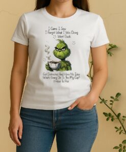 Officials Grinch I Came I Saw I Forgot What I Was Doing Went Back No Idea Whats Going On Women Shirt