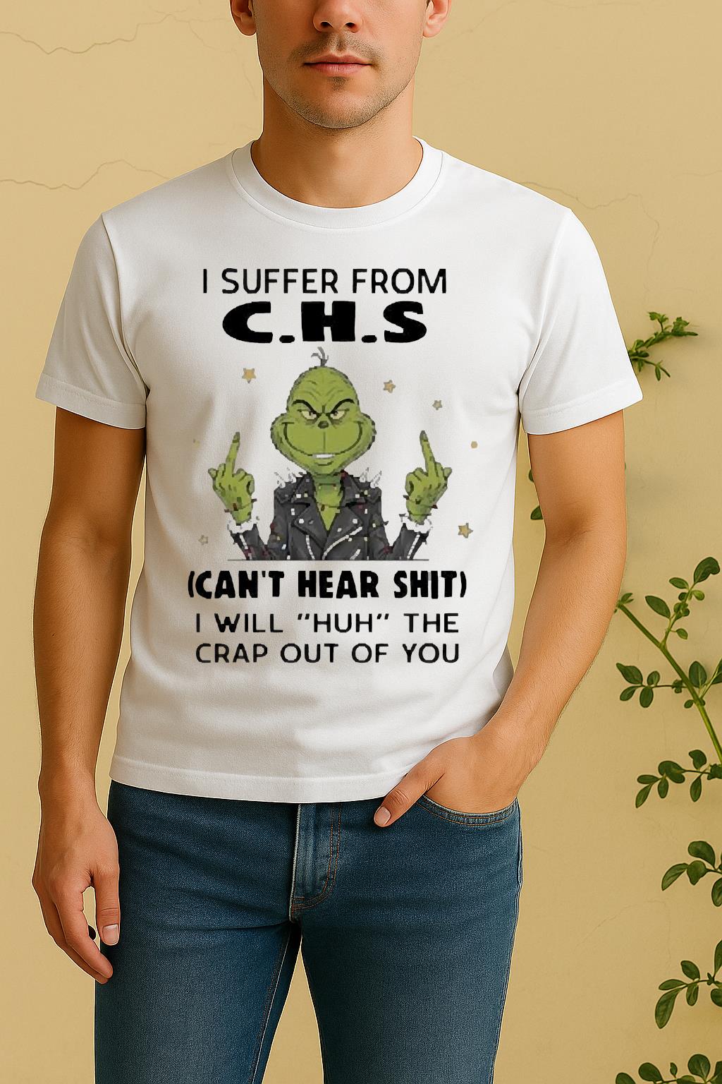 Officials Grinch Suffer From C H Shirt by Bino Shirt – Custom Graphic T-Shirt