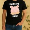 Officials Handsome Swine Pig Mustache Shirt