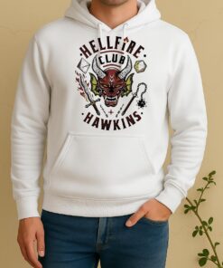 Officials Hellfire Club Hawkins Satanic Panic Stranger Things Graphic Unisex Hoodie