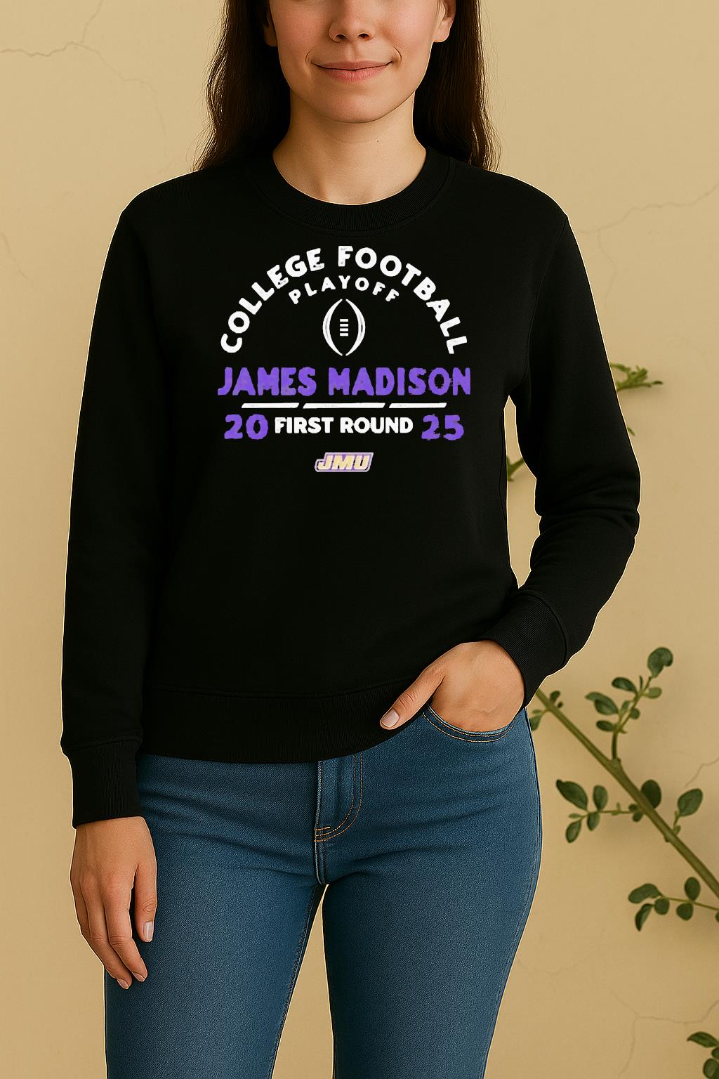 Officials James Madison Dukes Cfp First Round 2025 Sweater