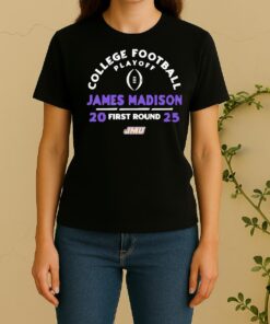 Officials James Madison Dukes Cfp First Round 2025 Women Shirt