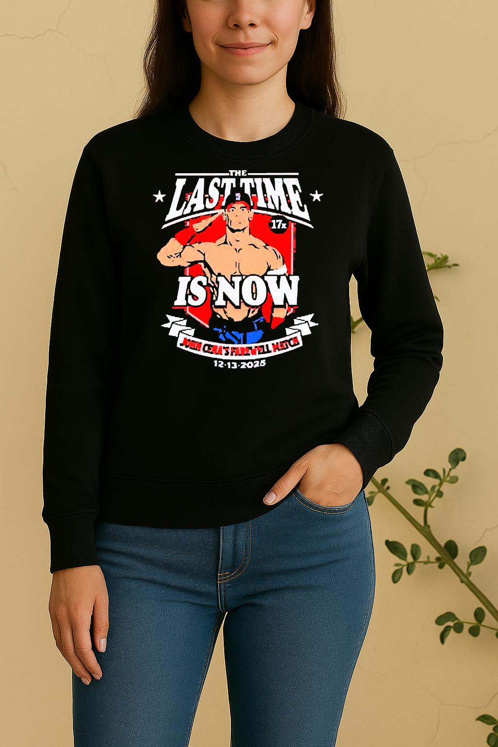 Officials John Cena The Last Time Is Now Farewell Match In Washington Dc Dec 13 2025 Sweater
