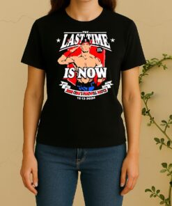Officials John Cena The Last Time Is Now Farewell Match In Washington Dc Dec 13 2025 Women Shirt
