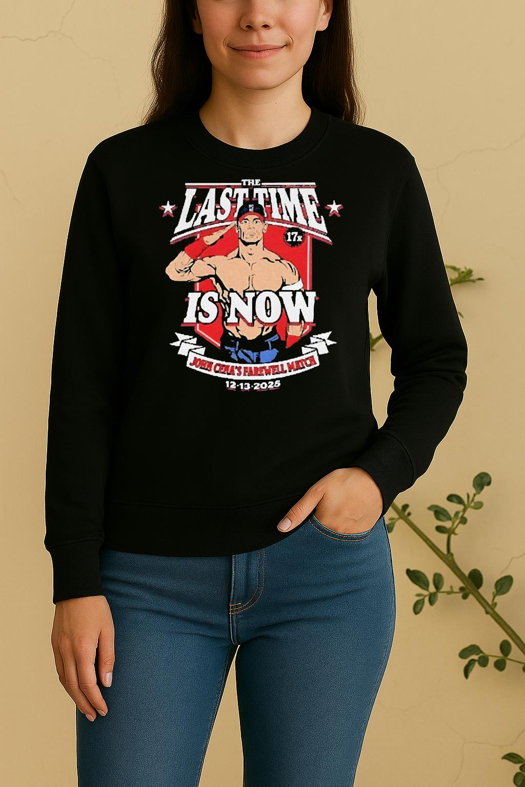 Officials John Cenas Farewell Tour Match In Washington Dc Dec 13 2025 Ucme Sweater