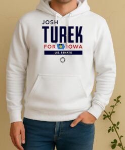 Officials Josh Turek For Iowa Square Logo Unisex Hoodie
