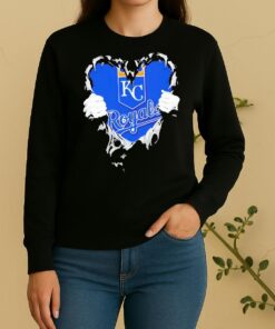 Officials Kansas City Royals Rip The Chest Forever In My Heart Sweater