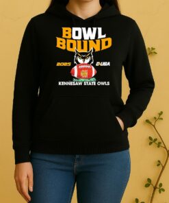 Officials Kennesaw State Owls 2025 Bowl Bound C Usa Unisex Hoodie